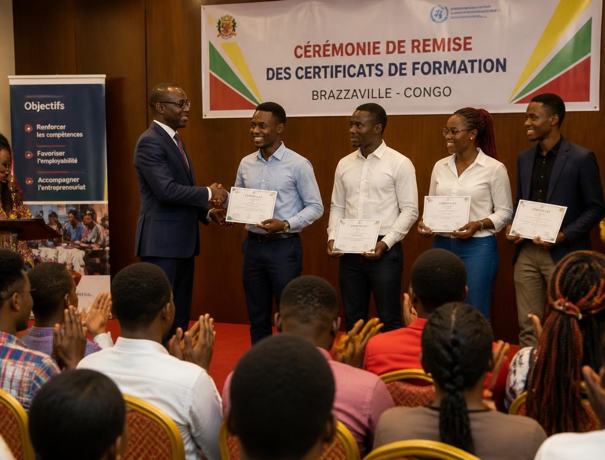 Cérémonie de remise des certificats